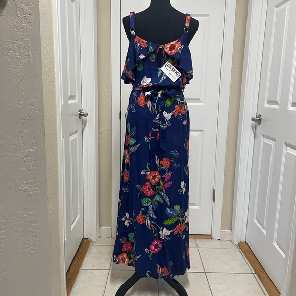 Serendipity Vibrant Tropical Inspired Dress NWT - Picture 4 of 9